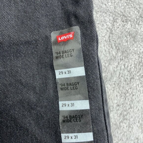 NEW Levi’s ’94 Baggy Wide Leg Jeans Women’s 29 Vintage Insprired Black G1709 - Picture 10 of 12